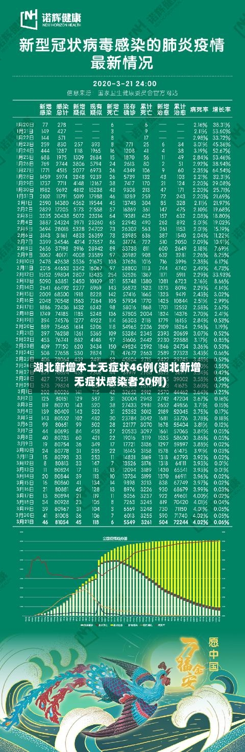 湖北新增本土无症状46例(湖北新增无症状感染者20例)