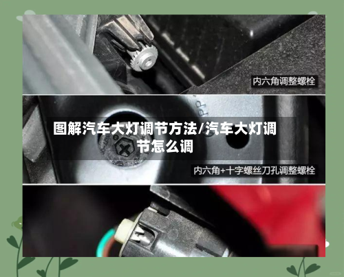 图解汽车大灯调节方法/汽车大灯调节怎么调