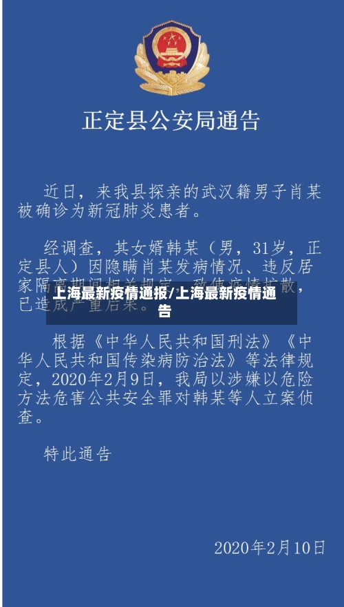 上海最新疫情通报/上海最新疫情通告