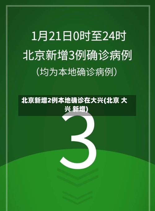 北京新增2例本地确诊在大兴(北京 大兴 新增)