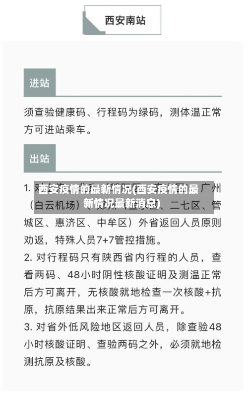 西安疫情的最新情况(西安疫情的最新情况最新消息)