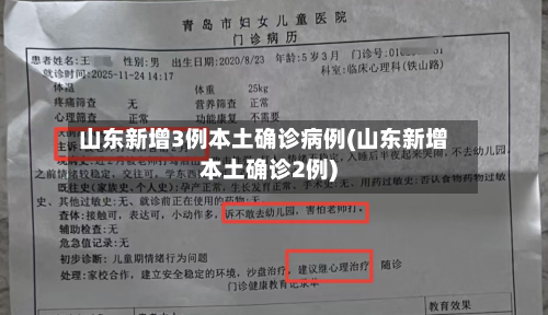 山东新增3例本土确诊病例(山东新增本土确诊2例)