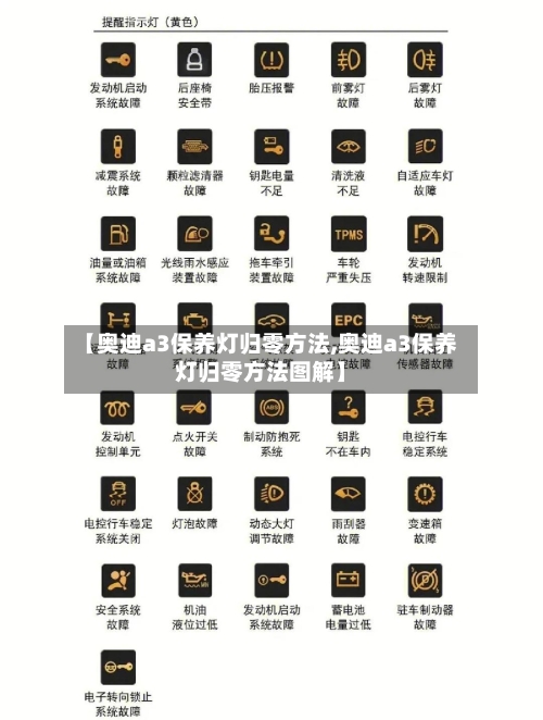 【奥迪a3保养灯归零方法,奥迪a3保养灯归零方法图解】