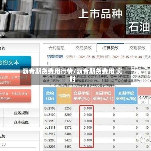 沥青期货费用行情/沥青期货费用 实时-第2张图片
