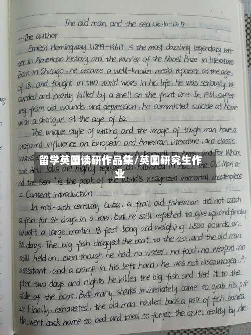 留学英国读研作品集/英国研究生作业-第2张图片