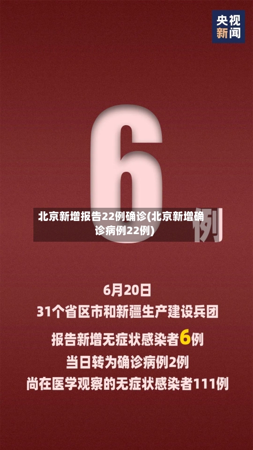 北京新增报告22例确诊(北京新增确诊病例22例)-第2张图片
