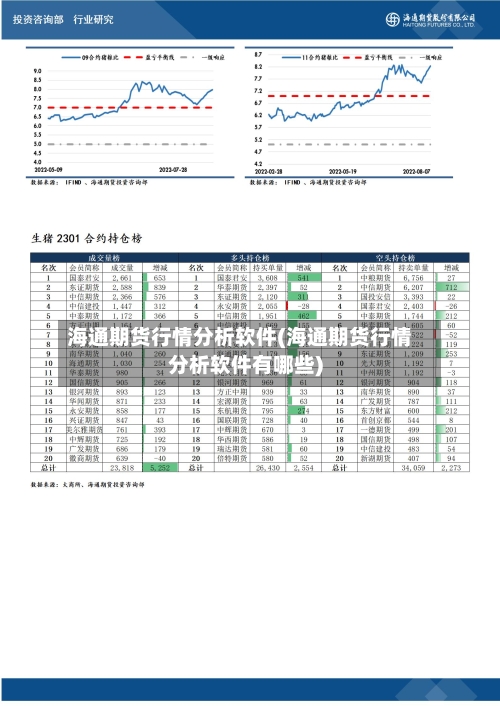 海通期货行情分析软件(海通期货行情分析软件有哪些)