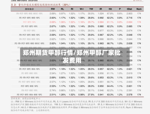郑州期货甲醇行情/郑州甲醇厂家批发费用