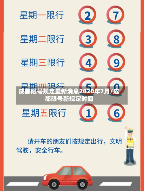 成都限号规定最新消息2020年7月/成都限号新规定时间-第3张图片