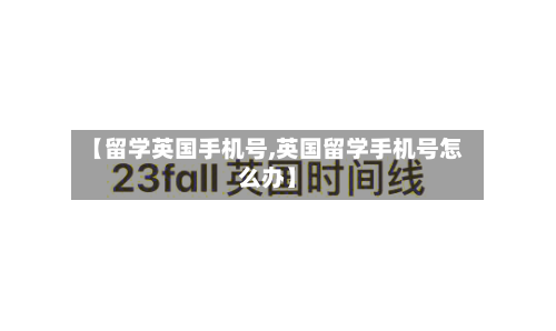 【留学英国手机号,英国留学手机号怎么办】