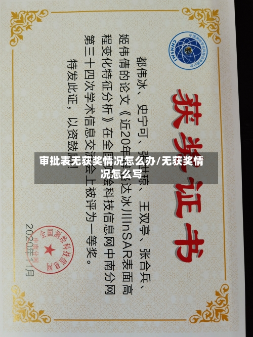 审批表无获奖情况怎么办/无获奖情况怎么写
