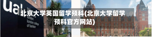 北京大学英国留学预科(北京大学留学预科官方网站)-第3张图片