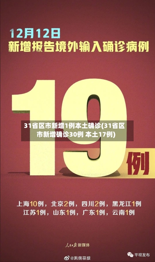 31省区市新增1例本土确诊(31省区市新增确诊30例 本土17例)-第3张图片