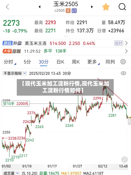 【现代玉米加工淀粉行情,现代玉米加工淀粉行情如何】-第2张图片