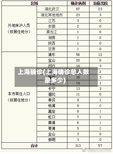 上海确诊(上海确诊总人数是多少)