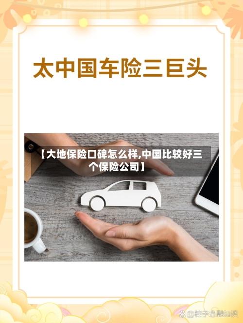 【大地保险口碑怎么样,中国比较好三个保险公司】