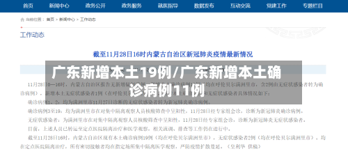 广东新增本土19例/广东新增本土确诊病例11例-第3张图片
