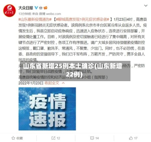 山东省新增25例本土确诊(山东新增22例)-第2张图片