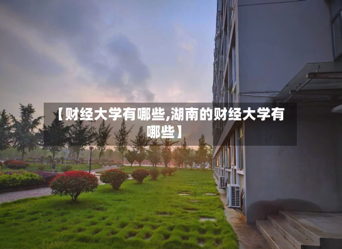 【财经大学有哪些,湖南的财经大学有哪些】-第2张图片