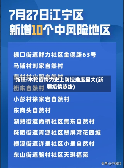 新疆:本轮疫情为史上防控难度最大(新疆疫情脉络)-第2张图片