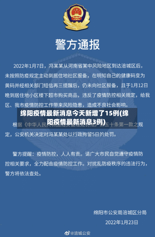 绵阳疫情最新消息今天新增了15例(绵阳疫情最新消息3例)-第2张图片
