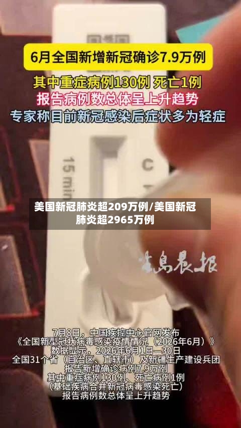 美国新冠肺炎超209万例/美国新冠肺炎超2965万例-第2张图片