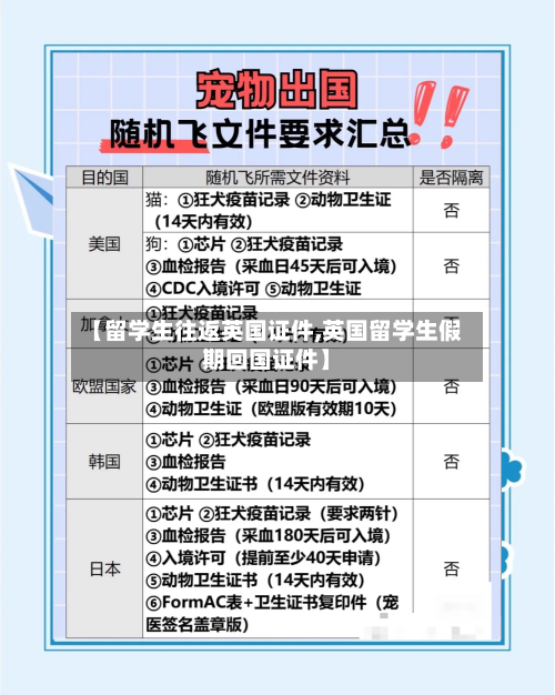 【留学生往返英国证件,英国留学生假期回国证件】-第3张图片