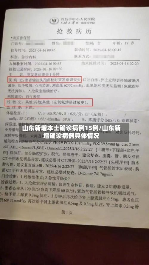 山东新增本土确诊病例15例/山东新增确诊病例具体情况