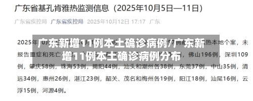 广东新增11例本土确诊病例/广东新增11例本土确诊病例分布-第2张图片
