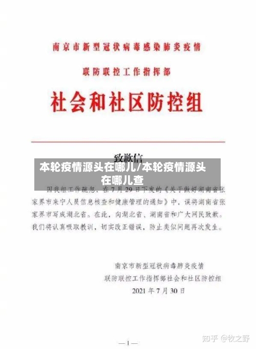 本轮疫情源头在哪儿/本轮疫情源头在哪儿查