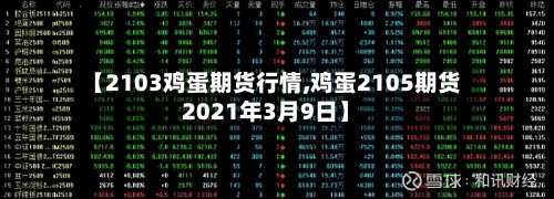 【2103鸡蛋期货行情,鸡蛋2105期货2021年3月9日】-第3张图片
