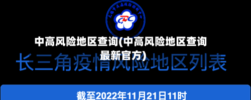 中高风险地区查询(中高风险地区查询最新官方)-第3张图片