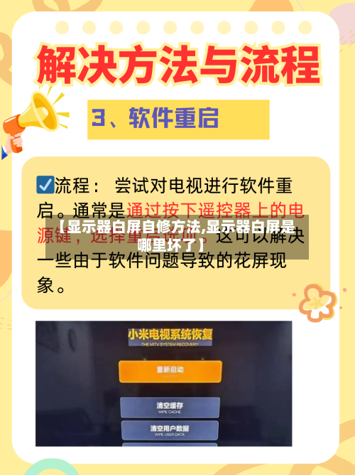 【显示器白屏自修方法,显示器白屏是哪里坏了】-第3张图片