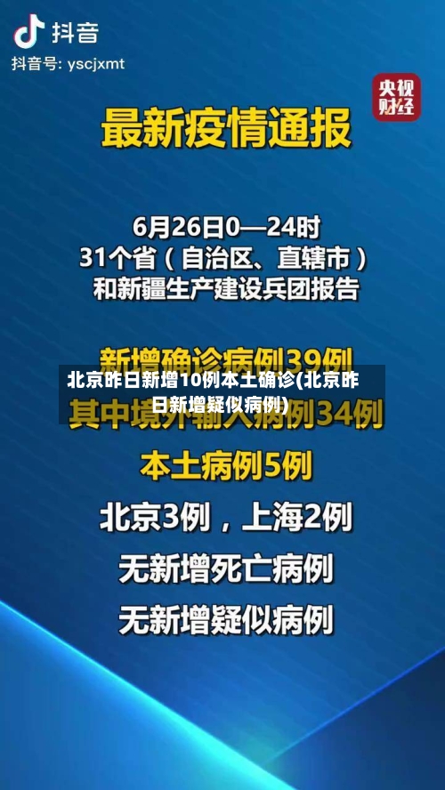 北京昨日新增10例本土确诊(北京昨日新增疑似病例)-第2张图片