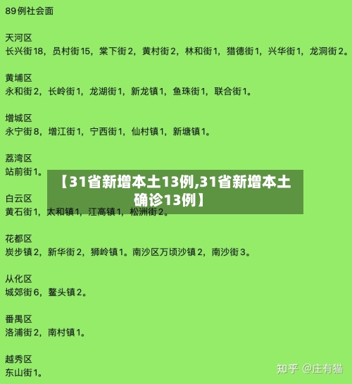 【31省新增本土13例,31省新增本土确诊13例】-第2张图片