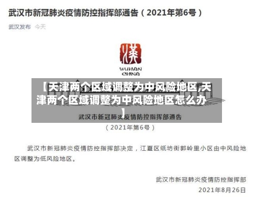 【天津两个区域调整为中风险地区,天津两个区域调整为中风险地区怎么办】