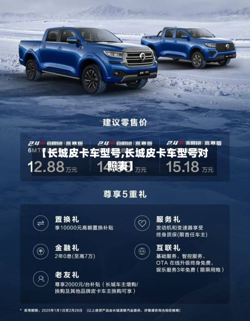 【长城皮卡车型号,长城皮卡车型号对照表】
