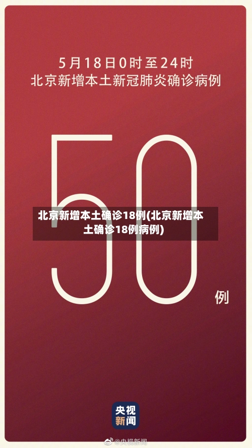 北京新增本土确诊18例(北京新增本土确诊18例病例)