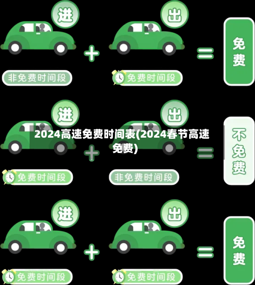 2024高速免费时间表(2024春节高速免费)