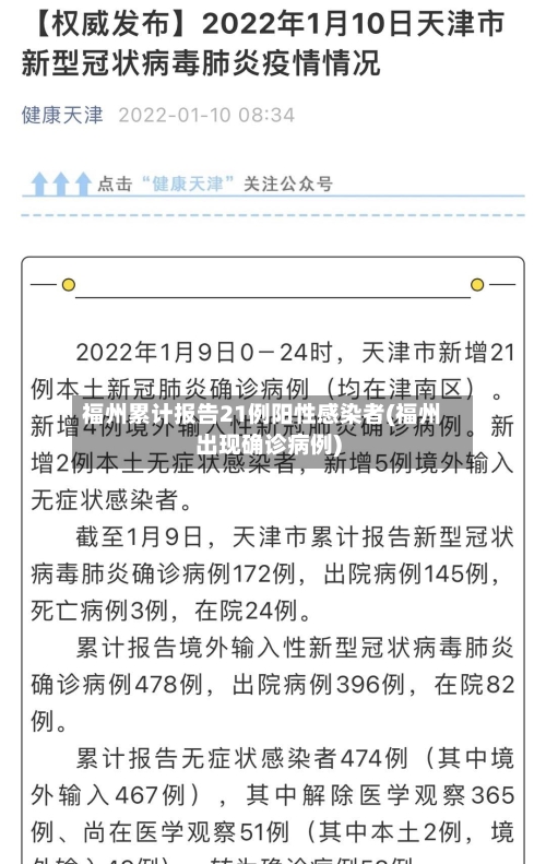 福州累计报告21例阳性感染者(福州出现确诊病例)