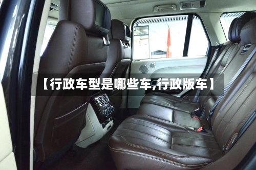 【行政车型是哪些车,行政版车】-第3张图片