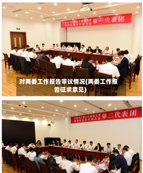 对两委工作报告审议情况(两委工作报告征求意见)-第3张图片