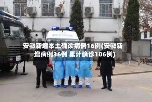 安徽新增本土确诊病例16例(安徽新增病例36例 累计确诊106例)