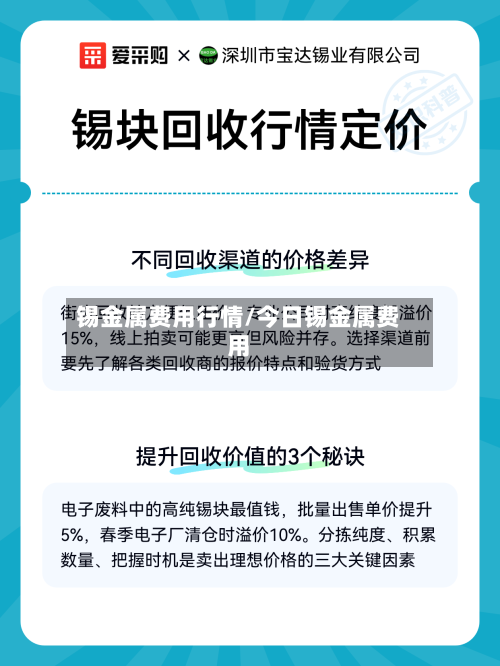 锡金属费用行情/今日锡金属费用-第2张图片