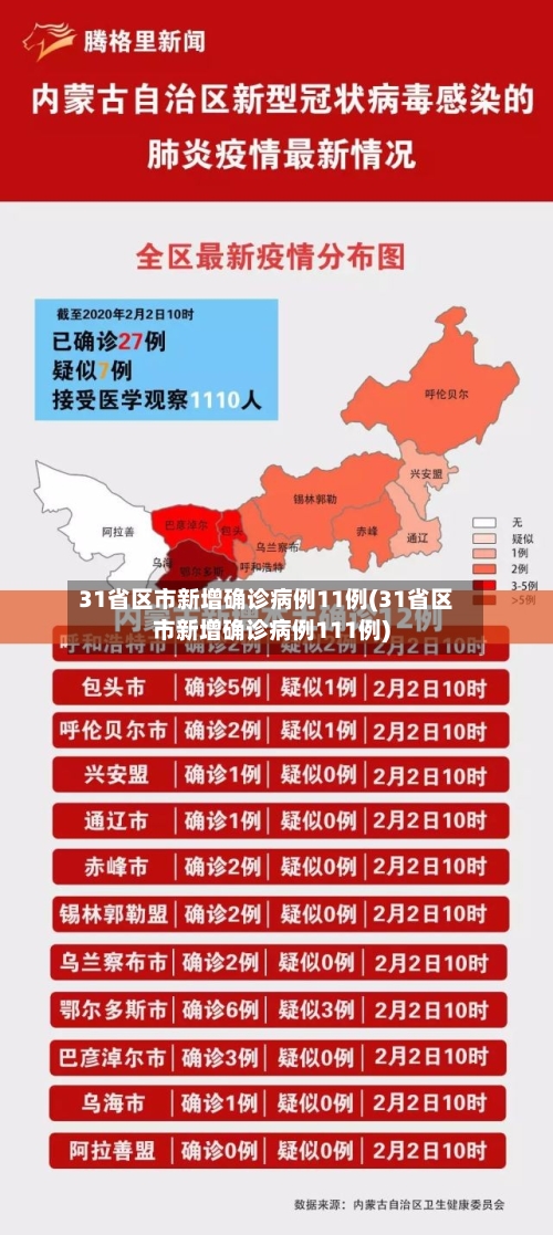 31省区市新增确诊病例11例(31省区市新增确诊病例111例)