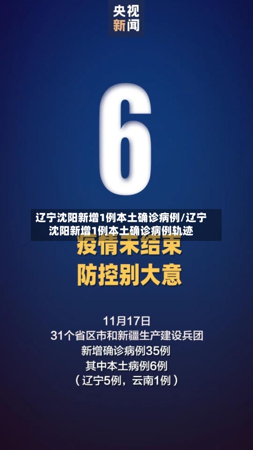辽宁沈阳新增1例本土确诊病例/辽宁沈阳新增1例本土确诊病例轨迹