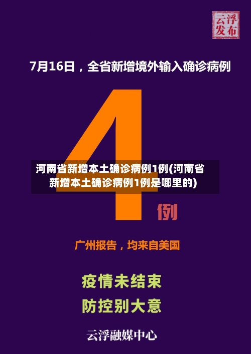 河南省新增本土确诊病例1例(河南省新增本土确诊病例1例是哪里的)-第3张图片