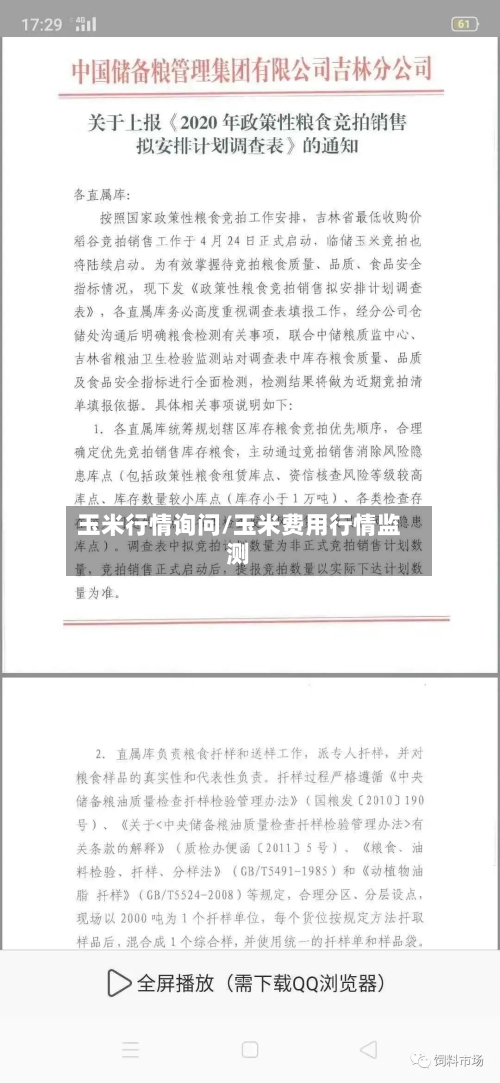 玉米行情询问/玉米费用行情监测