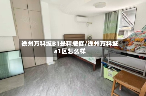 徐州万科城B1是精装修/徐州万科城a1区怎么样