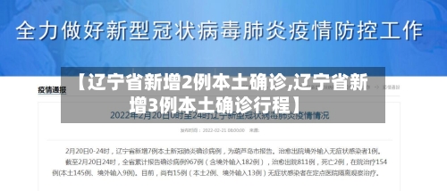 【辽宁省新增2例本土确诊,辽宁省新增3例本土确诊行程】